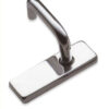 WEBB LLOYD +01/23/64.APA Sutton Lever Latch 10mm Polished Aluminium (Per SET)