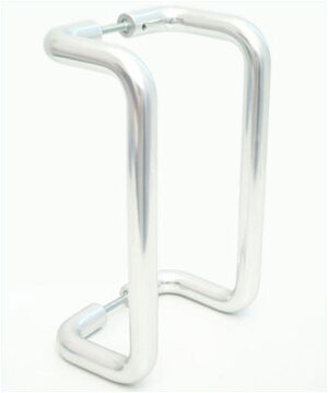 WEBB LLOYD +02/31/123.APA Pull Handles Crk 285mm 25mm Dia Back To Back Polished Aluminium (Per PAIR)