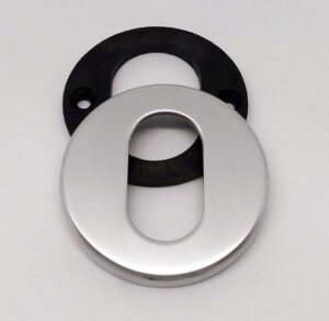 WEBB LLOYD +06.002.APA Sutton Escutcheon Oval (50x5) Polished Aluminium (Per PAIR)
