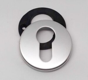WEBB LLOYD +06/003.APA Sutton Escutcheon Euro (50x5) Polished Aluminium (Per PAIR)