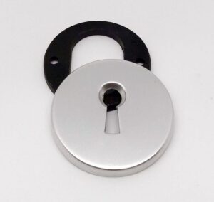 WEBB LLOYD +07.001.APA Sutton Escutcheon Key (50x10) Polished Aluminium (Per PAIR)