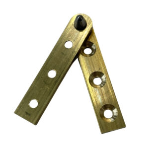 BH022002 Centre Pivot Hinge 12x64mm SC Brass (Per HINGE)