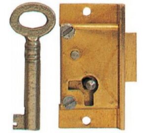 Showcase Lock Cut 1 Lever Right Hand 2 Key (Per EACH)