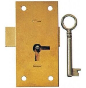 Cupboard Lock Str 1Lever 51mm 1Key (Per EACH)