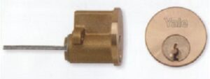 YALE Rim Cylinder Only PB (Per EACH)