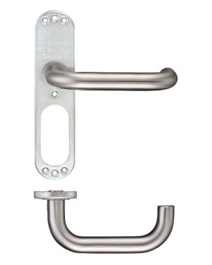 ZOO HARDWARE ZCSIP19SP Lever And Inner Plate (No Cover) Short SS (Per PAIR)