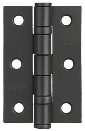 ZOO HARDWARE ZHS32PCB Ball Bearing Hinge 76x50x2mm Black (Per HINGE)