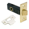 Tubular Latch 76mm Bolt Through Fix Electro Brass (Per EACH)