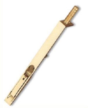 FRANK ALLART 19/5645/B PB Flush Bolt 203x19mm Extended Throw 25-40 Polished Brass (Per EACH)