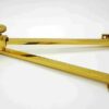 FRANK ALLART 8020/B PB Sliding Window Stay 270/225mm Polished Brass (Per EACH)