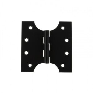 ATLANTIC Parliament Hinge 100x50x100mm Matt Black (Per PAIR)
