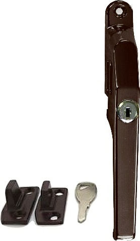 BASTA Lockable Casement Fastener Brown (Per EACH)