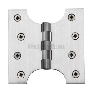 HERITAGE BRASS HG99-385-SC Parliament Hinge 101x101mm Satin Chrome (Per HINGE)