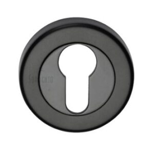 SORRENTO SC-0192-BLK Escutcheon Euro 53x11mm Matt Black (Per PAIR)