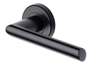 SORRENTO SC-4692-BLK Mercury Lever On Round Rose Matt Black (Per SET)