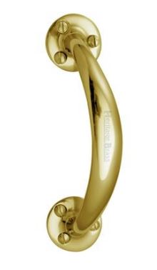 HERITAGE BRASS V1140-PB Pull Handle Bow 152mm Polished Brass (Per EACH)
