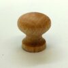 Knob 25mm Dia Plain Beech (Per EACH)