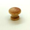 Knob 30mm Dia Plain Pine (Per EACH)