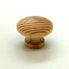 Knob 40mm Dia Plain Pine (Per EACH)