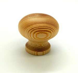 Knob 48mm Dia Plain Pine (Per EACH)