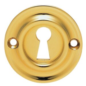 CARLISLE BRASS Escutcheon Victorian Key PVD (Per PAIR)
