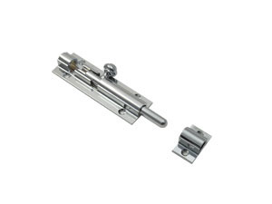 CARLISLE BRASS Barrel Bolt Straight 102x32mm Chrome Plated (Per EACH)