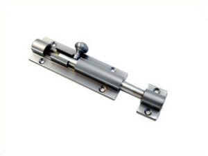 CARLISLE BRASS Barrel Bolt Straight 102x32mm Satin Chrome (Per EACH)