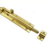 CARLISLE BRASS Barrel Bolt Straight 152x32mm Polished Brass (Per EACH)