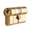 EUROSPEC CYX7123545SC/BP Euro Double Cylinder BS 80mm Satin Chrome (Per EACH)