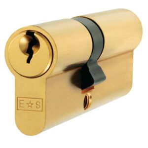 Euro Double Cylinder 85mm Polished Brass (Per EACH)