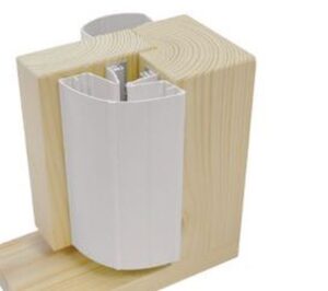 ELLEN FP5090-198WHT Finger Protector 1.98m Front/Rear PVC White (Per SET)