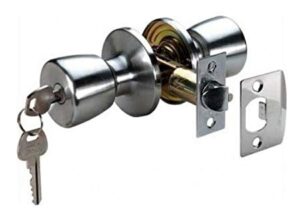 ERA 166-51A Entrance Lock Set Satin Chrome (Per SET)