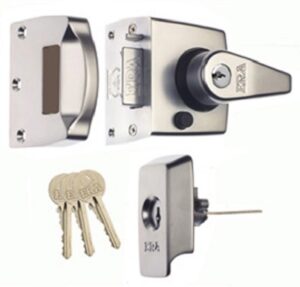 ERA High Security Rim Deadlatch BS 40mm Satin Chrome (Per EACH)