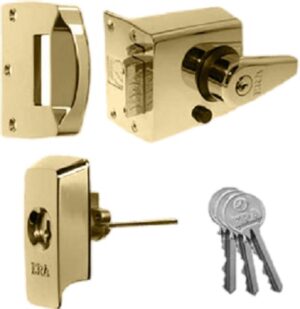 ERA High Security Rim Nightlatch BS 60mm Brass (Per EACH)