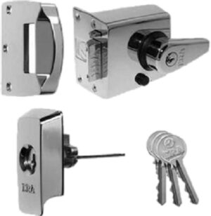 ERA High Security Rim Deadlatch BS 60mm Satin Chrome (Per EACH)