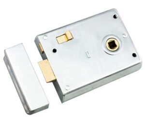 EUROSPEC RLE8043PC Rim Latch With Snib 105x80mm Polished Chrome (Per EACH)