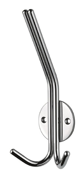 EUROSPEC HCH1014SSS Hat & Double Coat Hook 182mm SSS (Per EACH)