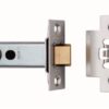Tubular Mortice Latch Satin Chrome 76mm (Per EACH)