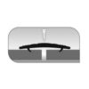 M104 Carpet Cover Trim 900mm Silver (Per EACH)