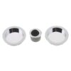 JEDO JV822PC Sliding Door Flush Handle Set Polished Chrome (Per SET)