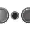 JEDO JV822SC Sliding Door Flush Handle Set Satin Chrome (Per SET)