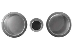 JEDO JV822SC Sliding Door Flush Handle Set Satin Chrome (Per SET)