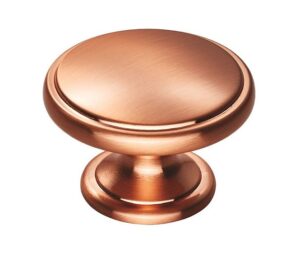 FINGERTIP DESIGN FTD524SCO Oxford Knob 38mm Satin Copper (Per EACH)