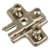 HAFELE 316.92.681 Mount Plate Slide On Euro 8mm NP (Per PLATE)