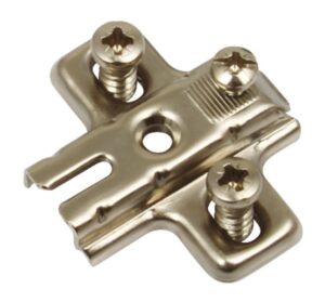 HAFELE 316.92.681 Mount Plate Slide On Euro 8mm NP (Per PLATE)