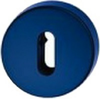 HEWI Escutcheon Key (52x9mm) Steel Blue Nylon (Per PAIR)