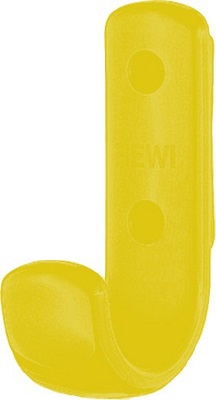 HEWI Single Coat Hook 75mm Mustard Yellow (Per EACH)