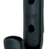 HEWI 477.90.060.90 Single Coat Hook 75mm High Black (Per EACH)