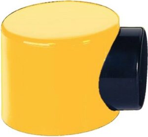 HEWI 615.13 Door Stop Floor Mounted 52x43mm Yellow (Per EACH)