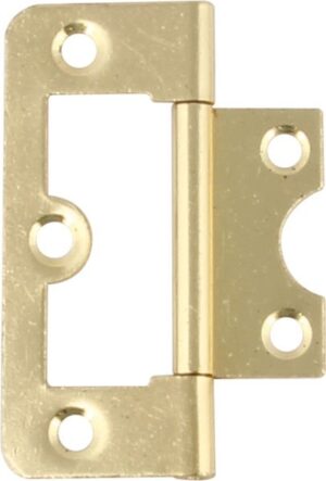 NICO 1960 0 11 02 Flush Hinge 60mm Electro Brass (Per HINGE)